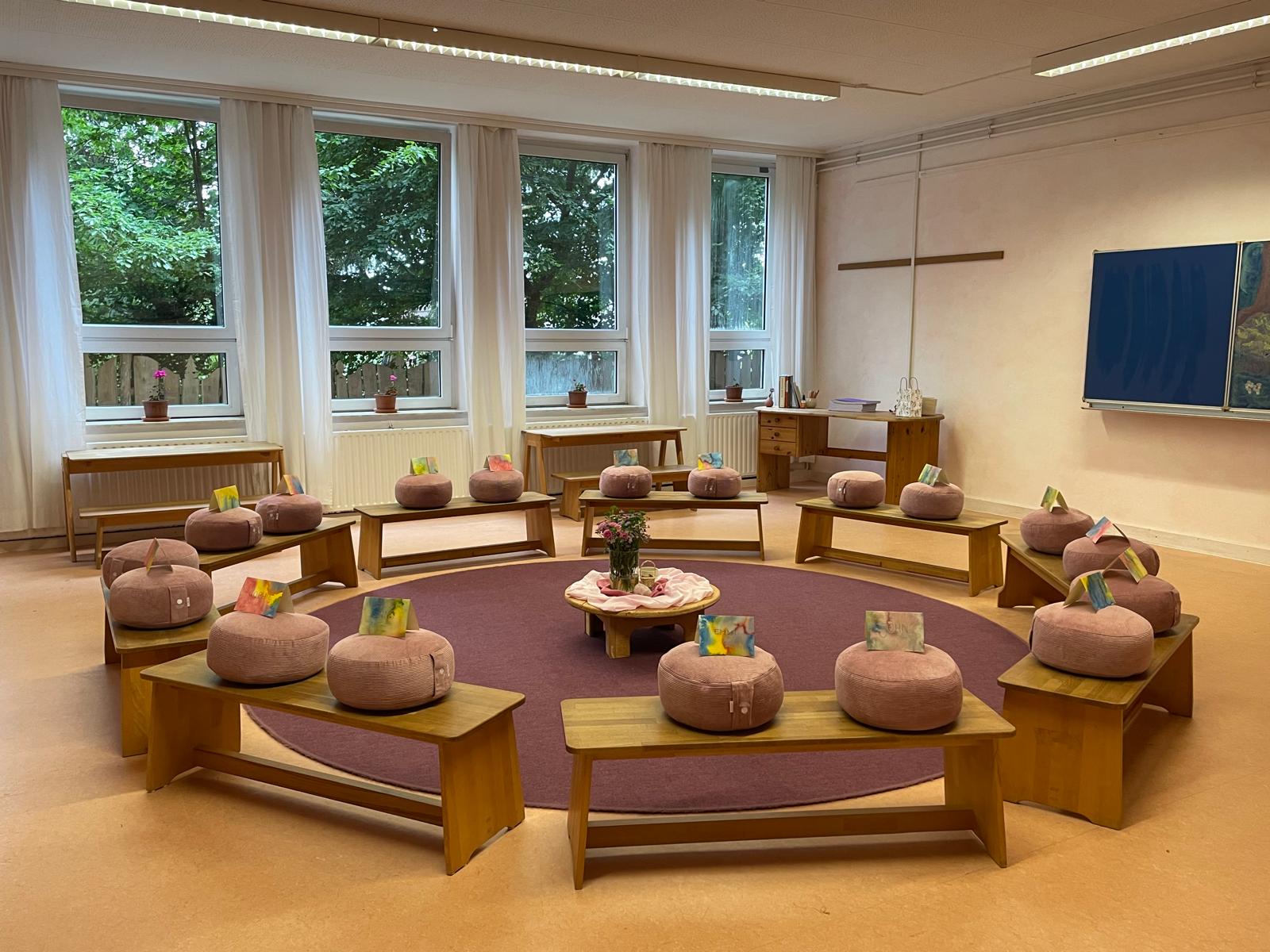 Klassenraum der ersten Klasse